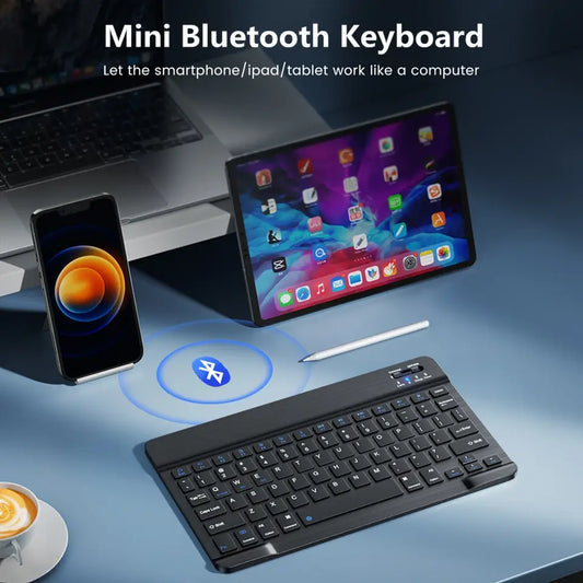 Bluetooth Keyboard and Mouse for Tablets and Smartphones