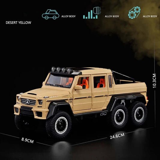 1:20 Scale Alloy Model Car Mercedes-Benz G63 6X6