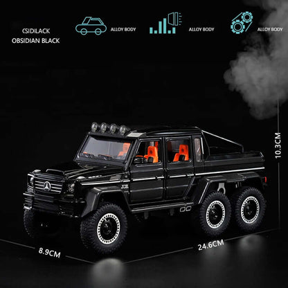 1:20 Scale Alloy Model Car Mercedes-Benz G63 6X6