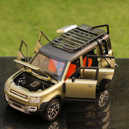 1:24 Scale Land Rover Defender Off-Road Vehicle SUV Alloy Model Car