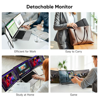 14.1 Inch Portable Monitor for Laptop Full HD Display for Work and Travel