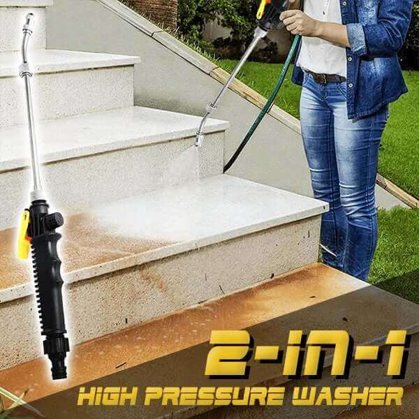 2 in 1 High Pressure Washer Nozzle for Car and Garden Cleaning