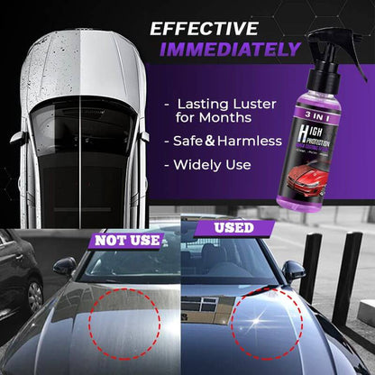 3 in 1 High Protection Quick Coating Spray for Car Care