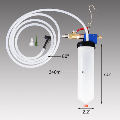 Efficient Pneumatic Brake and Clutch Fluid Extractor Tool for Vehicles