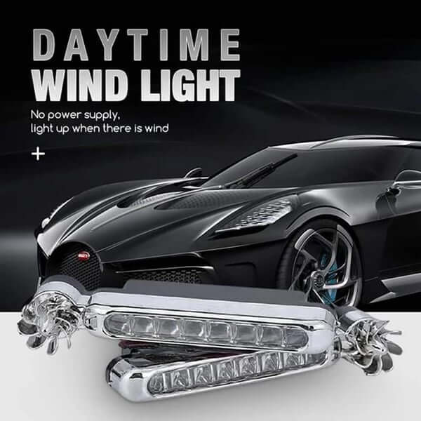 Car Led Daytime Wind-Powered Light