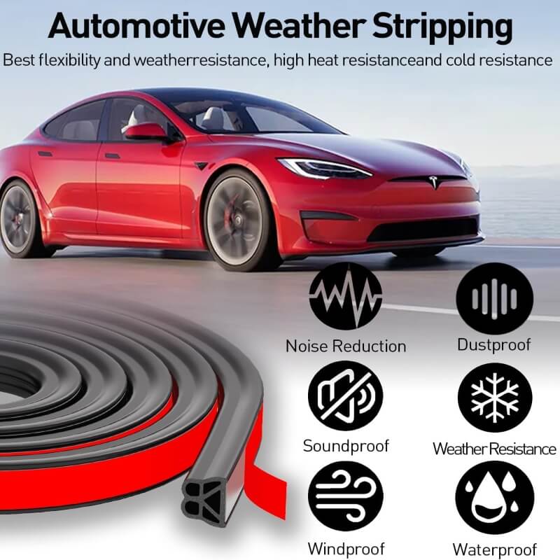 Car Door Seam Noise Insulation Seal Strip