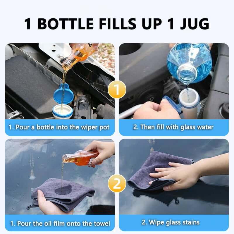 Car Glass Oil Film Stain Removal Cleaner