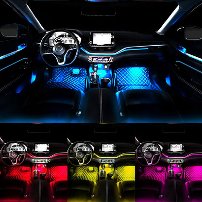 DIY Car Interior LED Atmosphere Lights Easy Installation