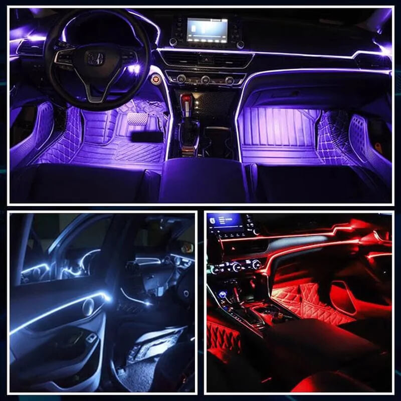 DIY Car Interior LED Atmosphere Lights Easy Installation