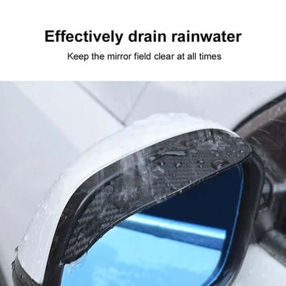 Universal Car Rearview Mirror Rain Eyebrows for Clear Visibility and Rain Protection