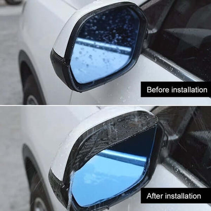 Universal Car Rearview Mirror Rain Eyebrows for Clear Visibility and Rain Protection