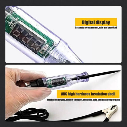 DC 3-70V Car Truck Circuit Tester Pen with Digital Display and Backlight