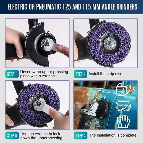 High Performance Diamond Polishing Disc for Rust and Paint Removal