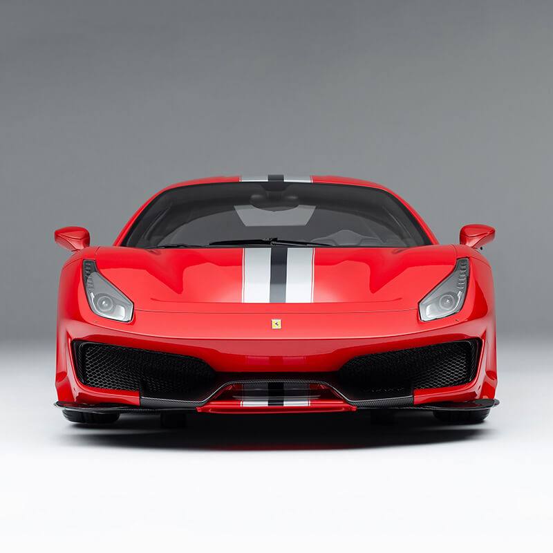 Ferrari 488 Pista 1:24 Scale Handcrafted Model Car