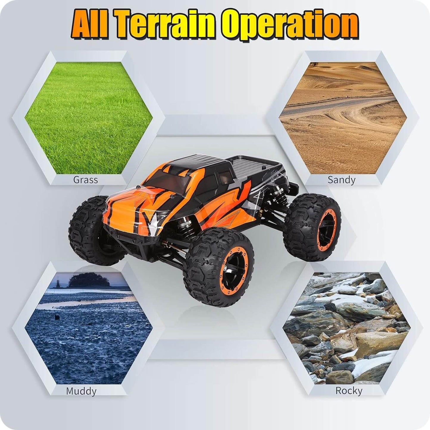 HBX 16889A Pro 1/16 4WD Brushless RC Car 45 km/h Off Road Vehicle