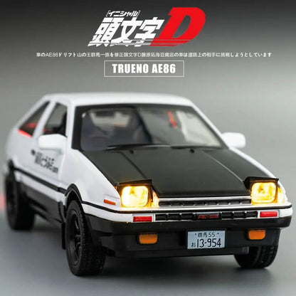 Initial D Toyota AE86 Alloy Diecast Car Model