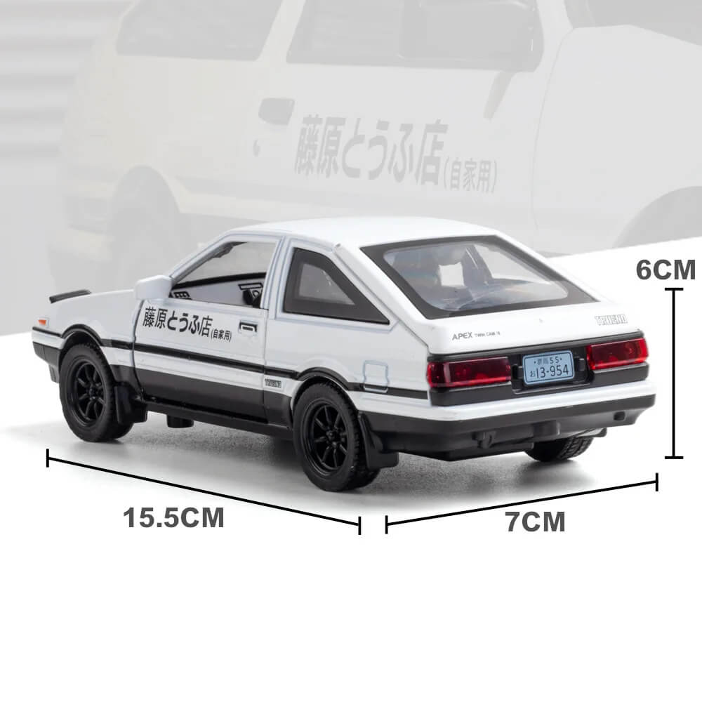 Initial D Toyota AE86 Alloy Diecast Car Model