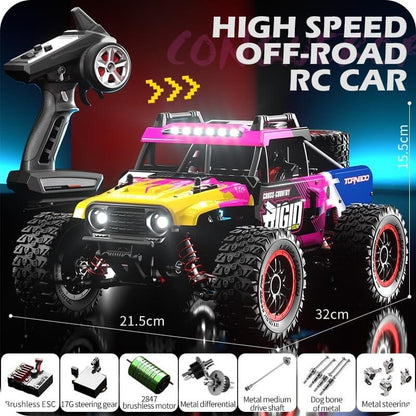 JJRC C8805 1/16 4WD Brushless RC Car 70km/h High Speed Proportional Control