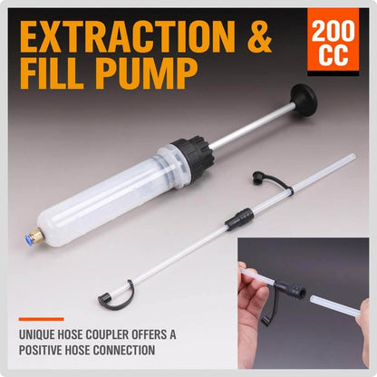 Oil Syringe Manual Extraction Fill Pump