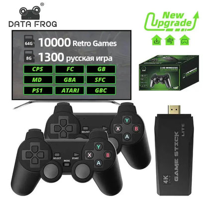 Retro Classic Game Console Wireless Controllers and 10000 Games