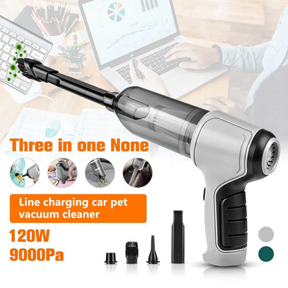 Portable 9000PA 4 in 1 Mini Car Vacuum Cleaner