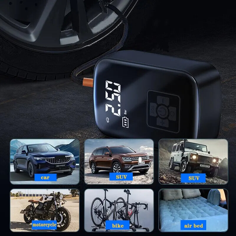 Rechargeable Car Tire Portable Air Pump