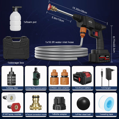 Portable High Pressure Washer Spray Gun