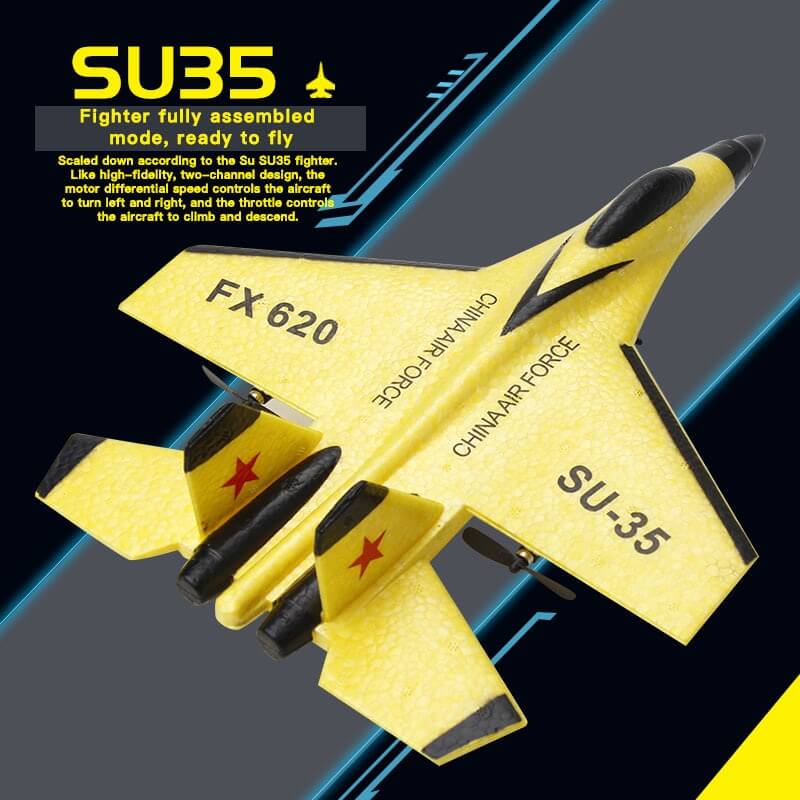 SU-35 Remote Control Aircraft High Speed Glider for Kids and Adults