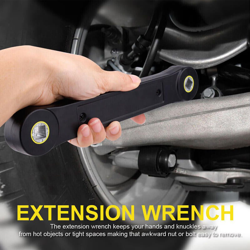 Universal Extension Wrench Versatile Tool for Tight Spaces