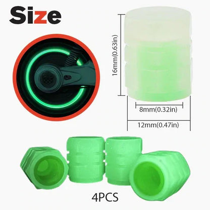 Universal Fluorescent Car Tire Valve Cap