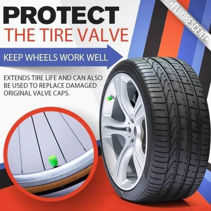 Universal Fluorescent Car Tire Valve Cap