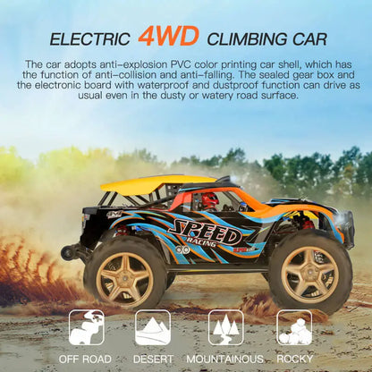 Wltoys 104009 1/10 2.4G Off-Road Racing 4WD Alloy Remote Control Car