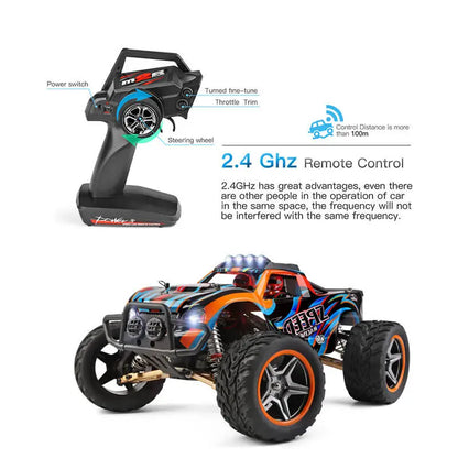 Wltoys 104009 1/10 2.4G Off-Road Racing 4WD Alloy Remote Control Car