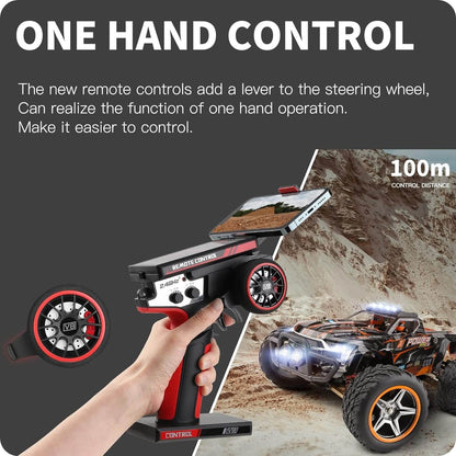 Wltoys 1/10 4WD Brushless RC Car 55km/h High-Speed Off-Road Vehicle