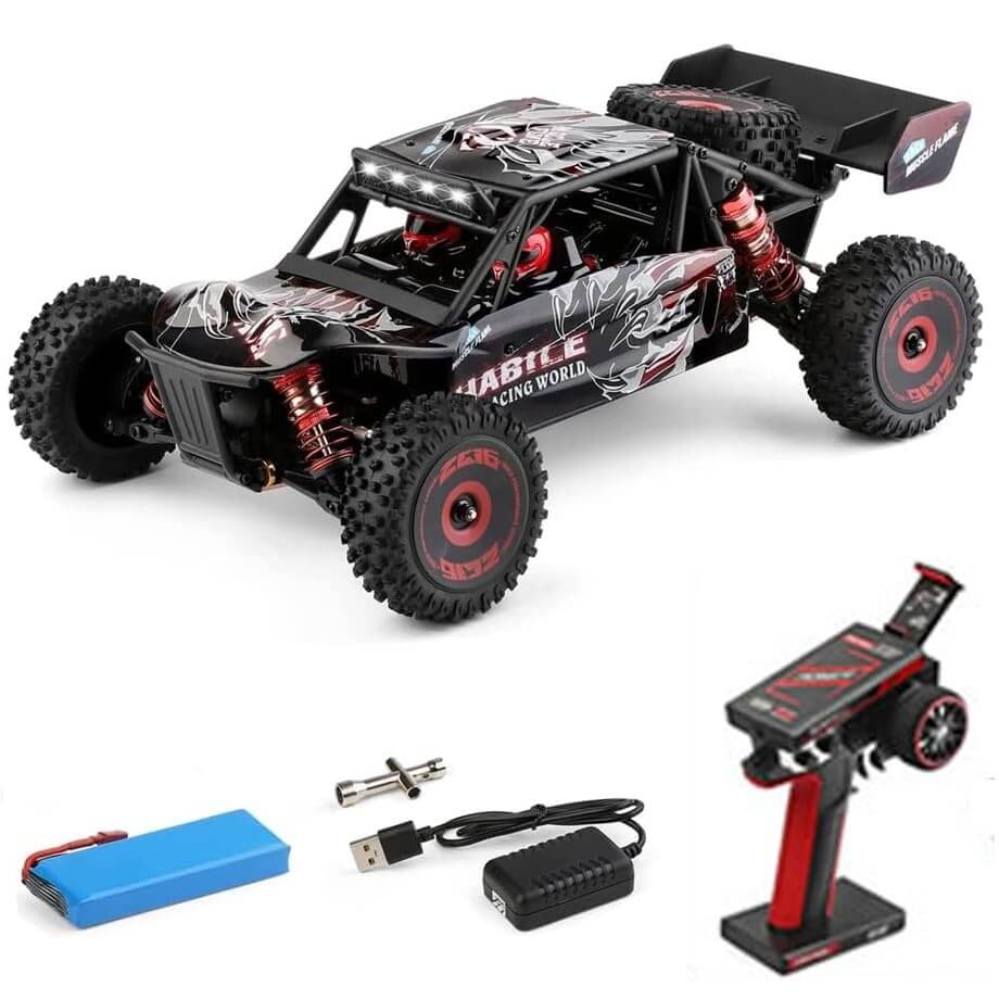 Wltoys 124016 V2 1/12 4WD Brushed Desert Off Road Vehicle 75km/h Speed