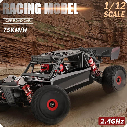 Wltoys 124016 V2 1/12 4WD Brushed Desert Off Road Vehicle 75km/h Speed