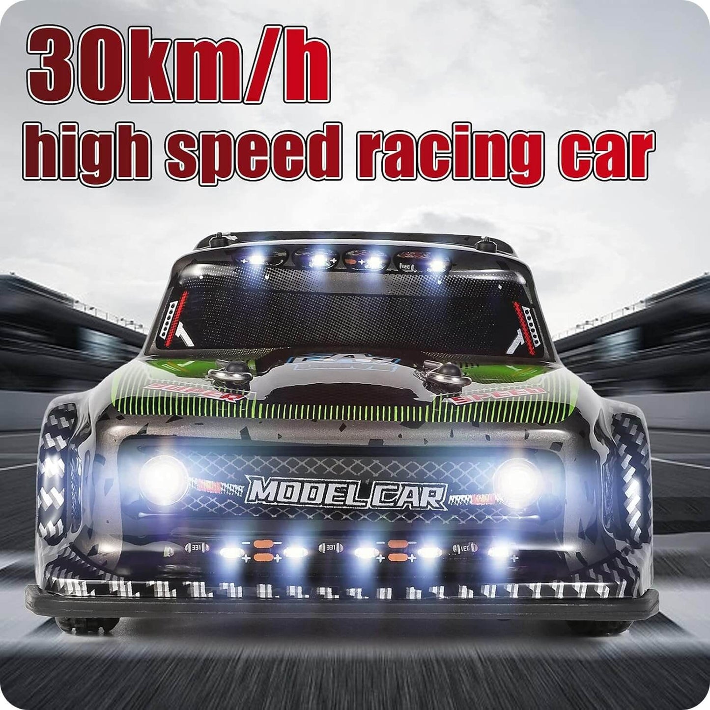 Wltoys 284131 1/28 4WD Short Course Drift RC Car 30km/h High Speed LED Lights