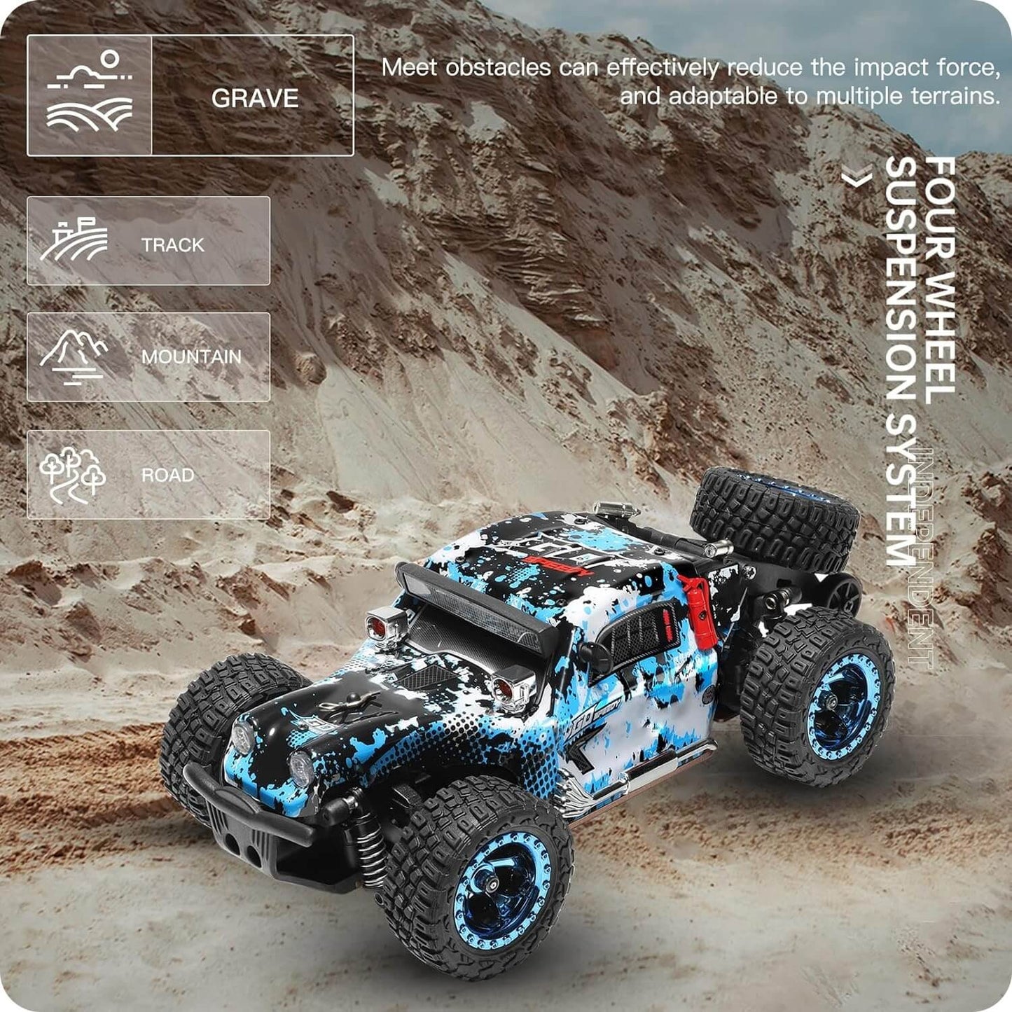 Wltoys 284161 RTR 1/28 2.4G 4WD Off-Road Climbing High Speed Remote Control Car