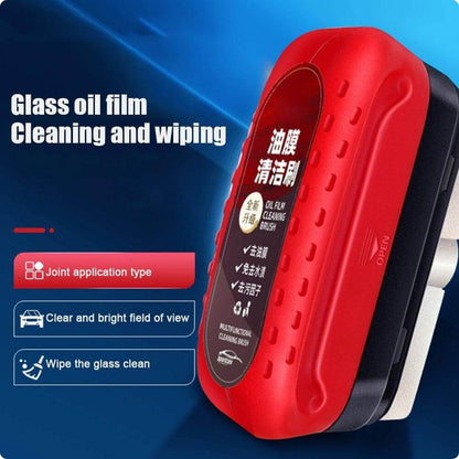 Car Glass Cleaning Brush Removes Oil Film Dirt and Stains Effortlessly