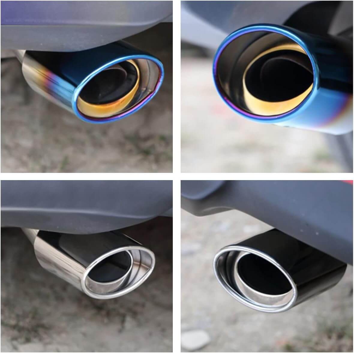 Universal Stainless Steel Car Exhaust Tip Rustproof and Stylish